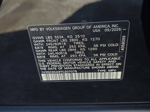 2026 Volkswagen Atlas Cross Sport SE