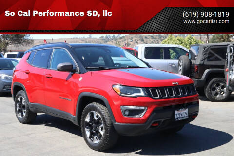2017 Jeep Compass for sale at So Cal Performance SD, llc in San Diego CA
