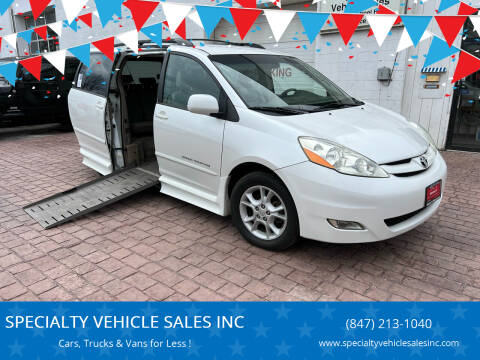 2006 Toyota Sienna for sale at SPECIALTY VEHICLE SALES INC in Skokie IL