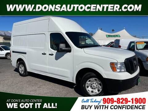 2020 Nissan NV Cargo for sale at Dons Auto Center in Fontana CA