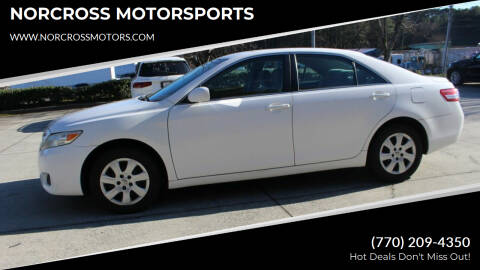 2011 Toyota Camry for sale at NORCROSS MOTORSPORTS in Norcross GA