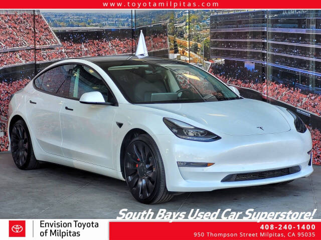 2021 Tesla Model 3 for sale at Envision Toyota of Milpitas in Milpitas, CA