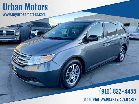 2013 Honda Odyssey for sale at Urban Motors in Sacramento CA