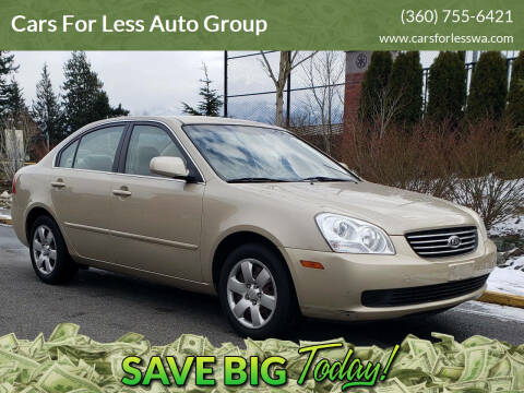 2008 Kia Optima for sale at Cars For Less Auto Group in Sedro Woolley WA