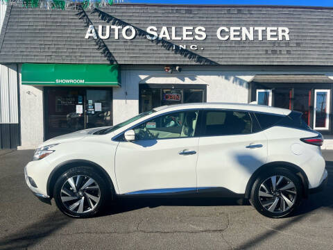 2017 Nissan Murano for sale at Auto Sales Center Inc in Holyoke MA