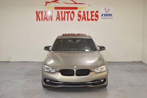 2016 BMW 3 Series for sale at Kian Auto Sales in Sacramento CA