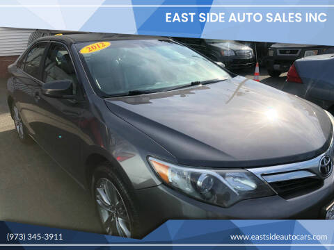 2012 Toyota Camry for sale at EAST SIDE AUTO SALES INC in Paterson NJ