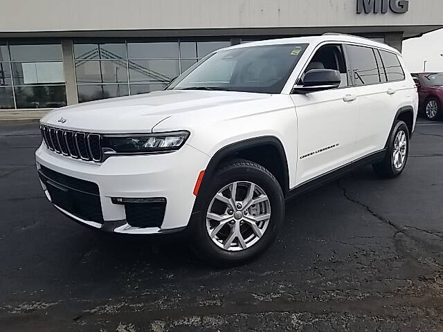 Used 2021 Jeep Grand Cherokee L Limited with VIN 1C4RJKBG7M8158451 for sale in Bellefontaine, OH