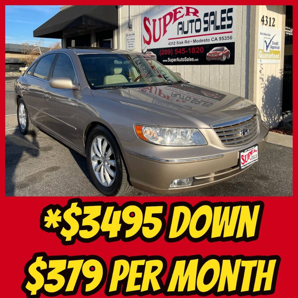 2007 Hyundai Azera for sale at Super Auto Sales Modesto in Modesto, CA