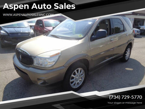 2005 Buick Rendezvous for sale at Aspen Auto Sales in Wayne MI