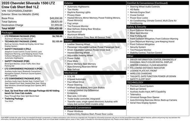 2020 Chevrolet Silverado 1500