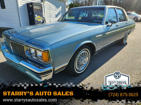 1985 Pontiac Parisienne for sale at STARRY'S AUTO SALES in New Alexandria PA