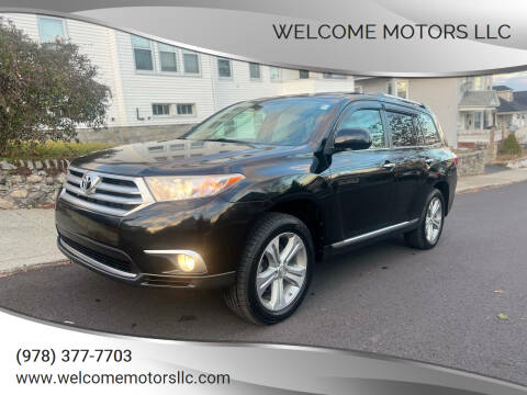 2013 Toyota Highlander for sale at Welcome Motors LLC in Haverhill MA