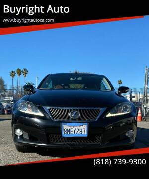 2011 Lexus IS 250C for sale at Buyright Auto in Winnetka CA