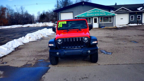 2020 Jeep Wrangler Unlimited for sale at Brian's Auto Sales in Onaway MI