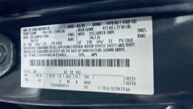2022 Ford Escape SEL