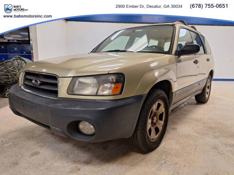 2003 Subaru Forester X