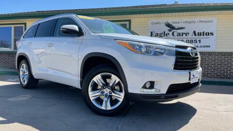 2014 Toyota Highlander for sale at Eagle Care Autos in Mcpherson KS