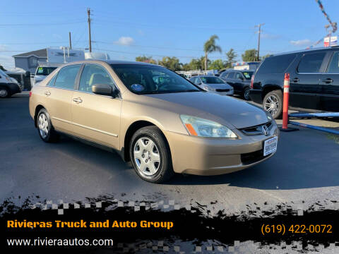 2005 Honda Accord for sale at Rivieras Truck and Auto Group in Chula Vista CA