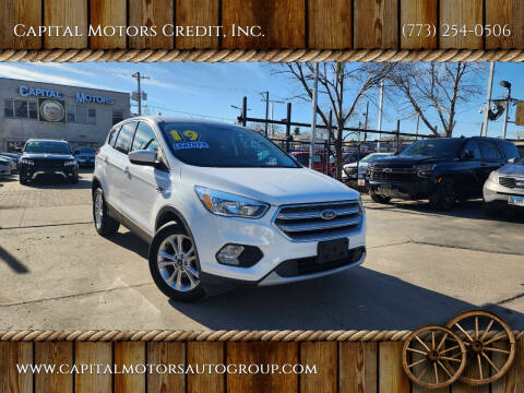 2019 Ford Escape for sale at Capital Motors Credit, Inc. in Chicago IL