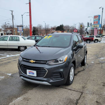 2017 Chevrolet Trax for sale at Bibian Brothers Auto Sales & Service in Joliet IL