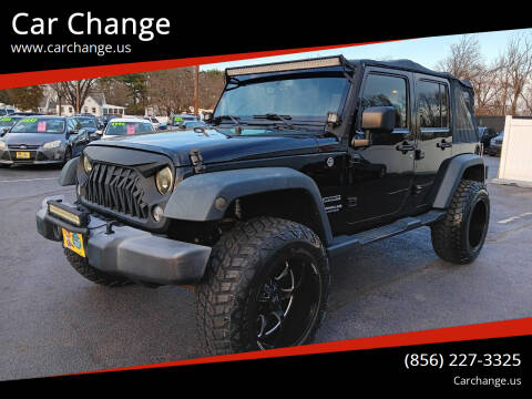 2016 Jeep Wrangler Unlimited for sale at Car Change in Sewell NJ