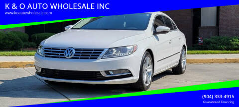 2014 Volkswagen CC for sale at K & O AUTO WHOLESALE INC in Jacksonville FL