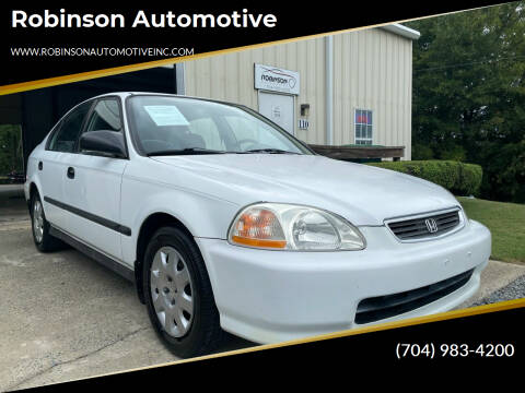 1998 Honda Civic for sale at Robinson Automotive in Albemarle NC