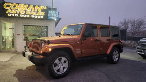 2010 Jeep Wrangler Unlimited for sale at COBIANS AUTO SALES in Socorro TX