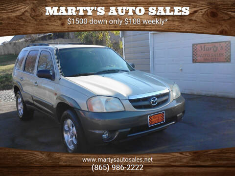 2003 Mazda Tribute for sale at Marty's Auto Sales in Lenoir City TN