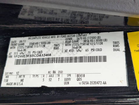 2012 Ford E-Series