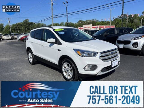 2018 Ford Escape for sale at Courtesy Auto Sales in Chesapeake VA