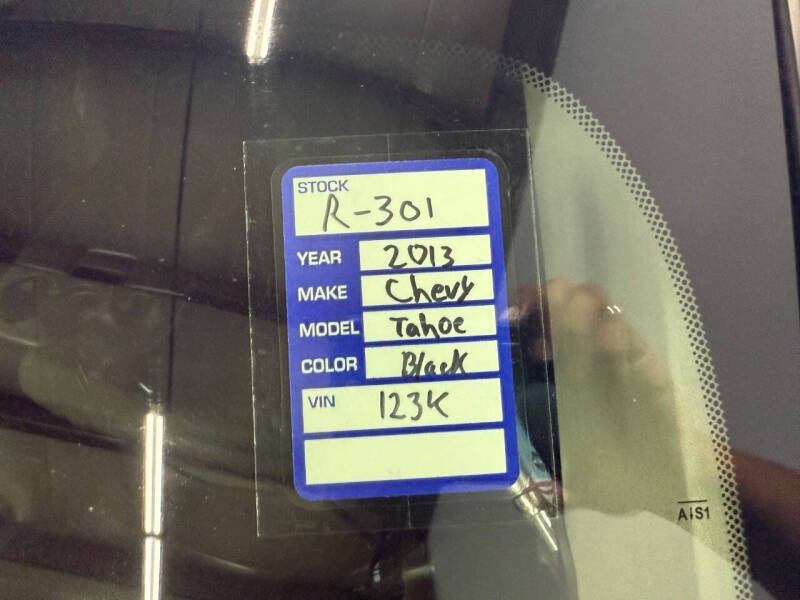 2013 Chevrolet Tahoe Police