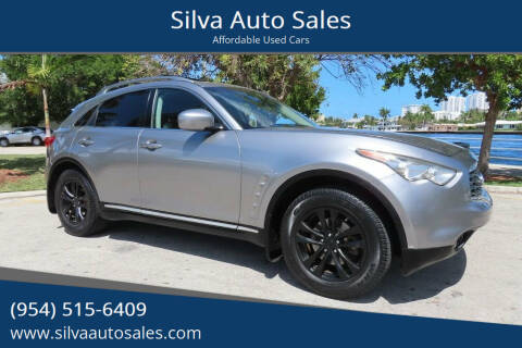2010 Infiniti FX35 for sale at Silva Auto Sales in Pompano Beach FL