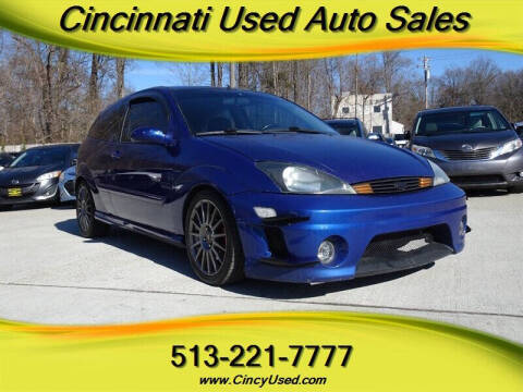 2002 Ford Focus SVT for sale at Cincinnati Used Auto Sales in Cincinnati OH