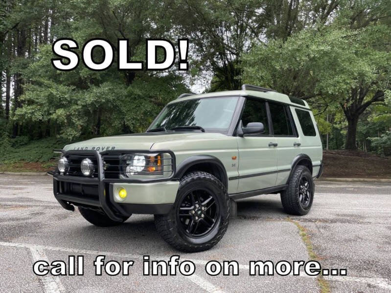 2003 Land Rover Discovery for sale at ATLANTA ON WHEELS, LLC in Lithonia GA