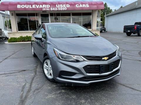 2018 Chevrolet Cruze for sale at Boulevard Used Cars in Grand Haven MI