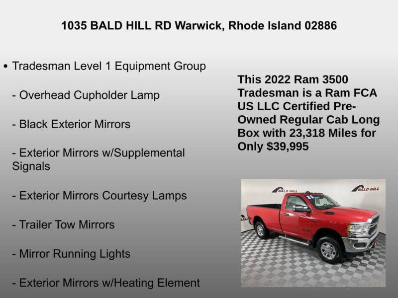 2022 RAM 3500 Tradesman