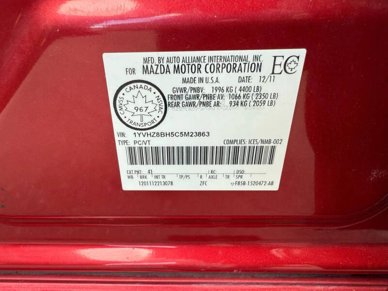 2012 Mazda MAZDA6 i Sport