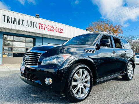 2012 Infiniti QX56 for sale at Trimax Auto Group in Norfolk VA
