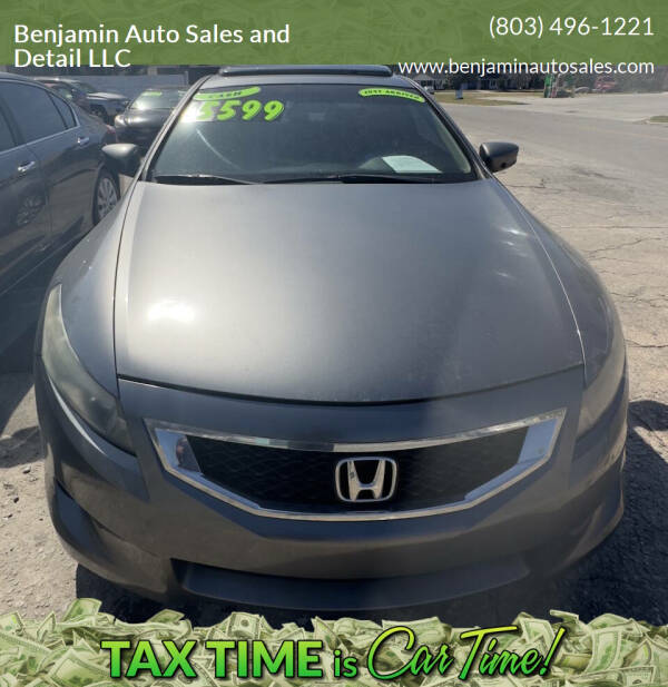 2009 Honda Accord for sale at Benjamin Auto Sales and Detail LLC in Holly Hill SC