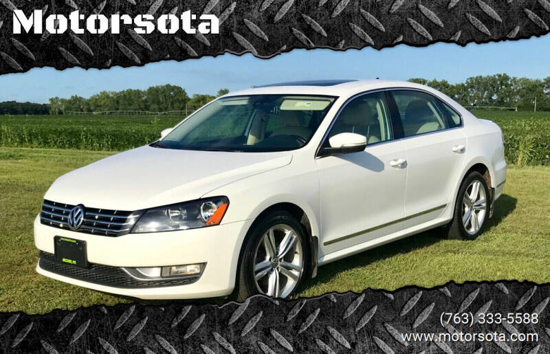 2013 Volkswagen Passat for sale at Motorsota in Becker MN