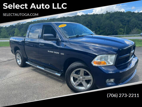 2012 RAM 1500 for sale at Select Auto LLC in Ellijay GA