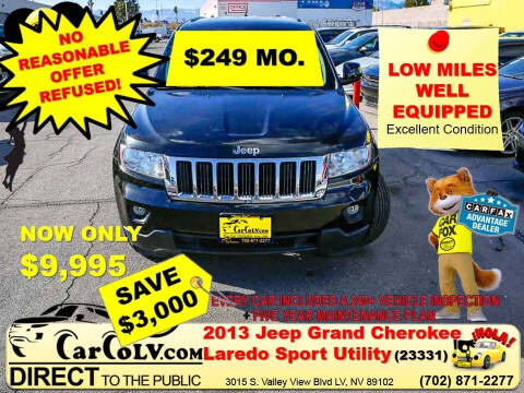 2013 Jeep Grand Cherokee for sale at The Car Company - No Reasonable Offer Refused in Las Vegas NV