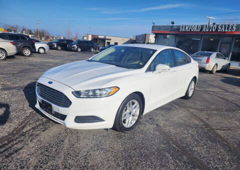 2016 Ford Fusion for sale at Samford Auto Sales in Riverview MI