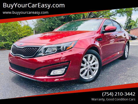 2015 Kia Optima for sale at BuyYourCarEasyllc.com in Hollywood FL