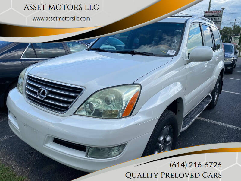2004 Lexus GX 470 for sale at ASSET MOTORS LLC in Westerville OH
