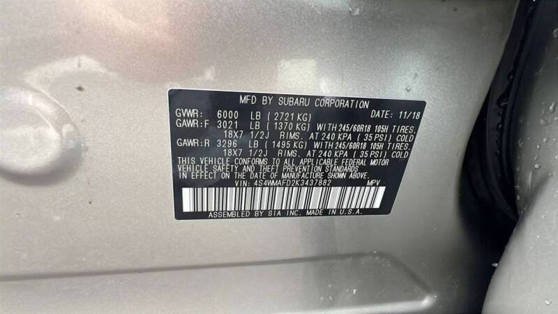 2019 Subaru Ascent Premium 7-Passenger