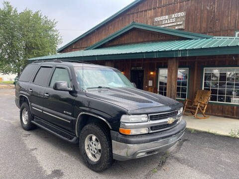 2001 Chevrolet Tahoe for sale at Coeur Auto Sales in Hayden ID