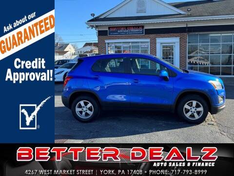 2015 Chevrolet Trax for sale at Better Dealz Auto Sales & Finance in York PA